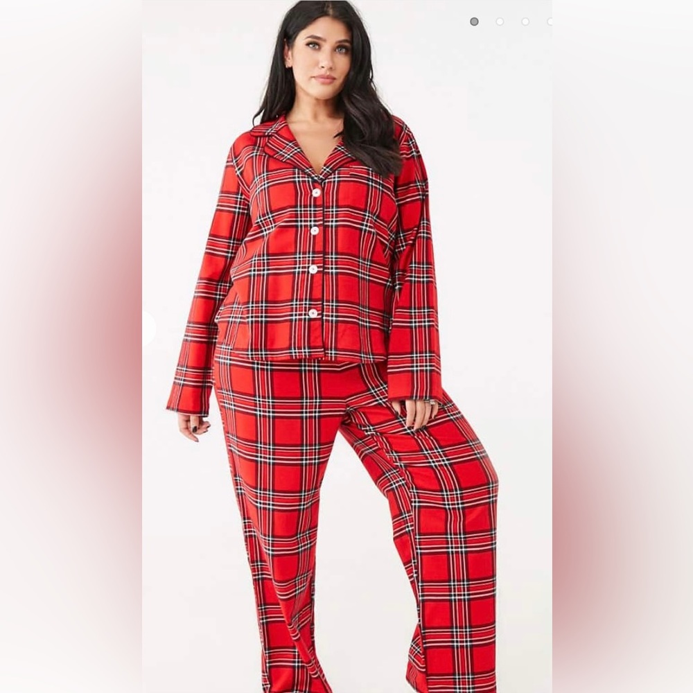 Plaid Pajama Set